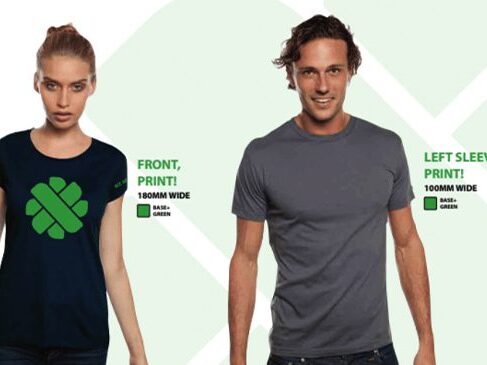 Front and Left Sleeve Mockups Print